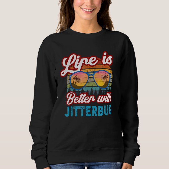 Sudadera Bailarines de Jitterbug con Jitterbug (Anverso)