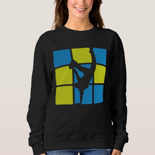 Sudadera Baile break Bailarín de break Baile break Baile B  (Anverso)