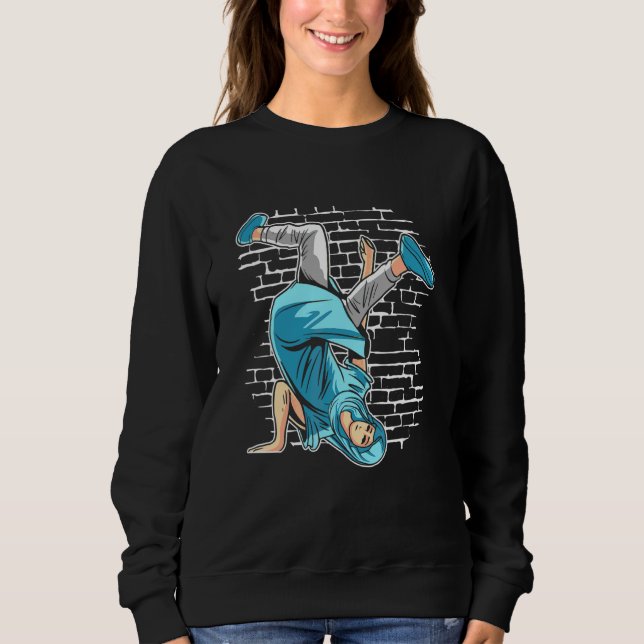 Sudadera Baile Breakdancing Mary Madre De Jesús   Breakdanc (Anverso)