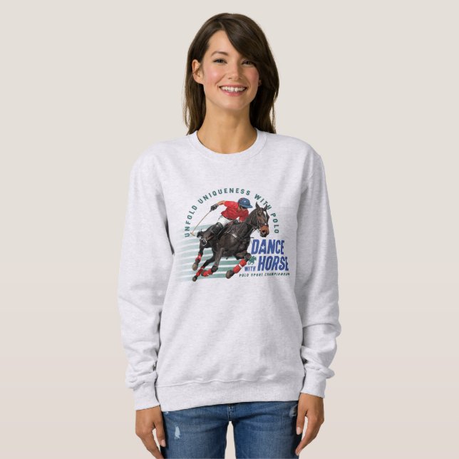 Sudadera Baile con caballo (Polo Sport) | Mujer (Anverso completo)