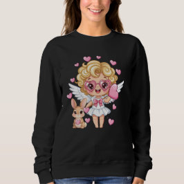 Sudadera Baile de Cupido y Conejito