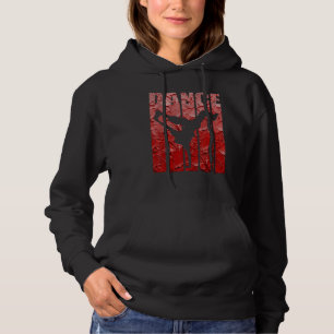 Sudadera Baile de interrupción Baile Rojo Hip Hop Graffiti