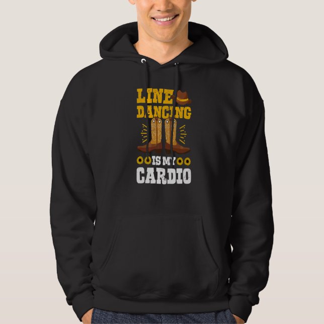 Sudadera Baile De Líneas Es Mi Bailarín De Líneas Cardio (Anverso)