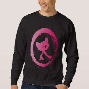 Sudadera baile de patinaje sobre hielo patinador de figura