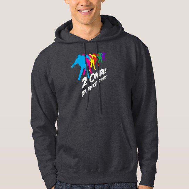 Sudadera Baile del zombi (texto blanco) (Anverso)