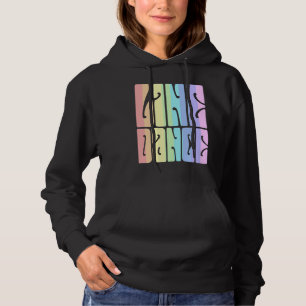 Sudadera Baile en línea hippie pastel