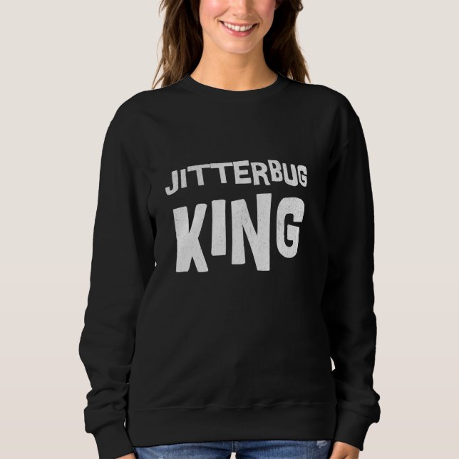 Sudadera Baile jitterbug baile king swing baile Lindy hop (Anverso)
