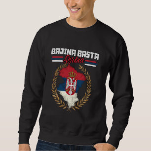 Sudadera Bajina Basta Serbia Viaja Mapa serbio de bandera S