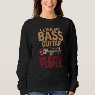 Sudadera Bajista Música Bajista Músico Bajo