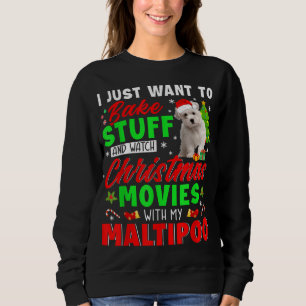 Sudadera Bake Stuff Y Ver Películas De Navidades Con Mi Mal