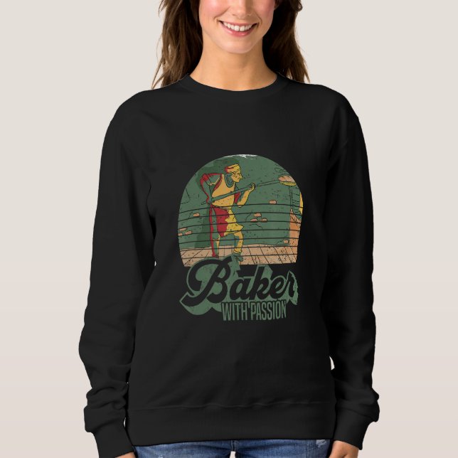 Sudadera Baker Aus Leidenschaft Pastry Panadería (Anverso)