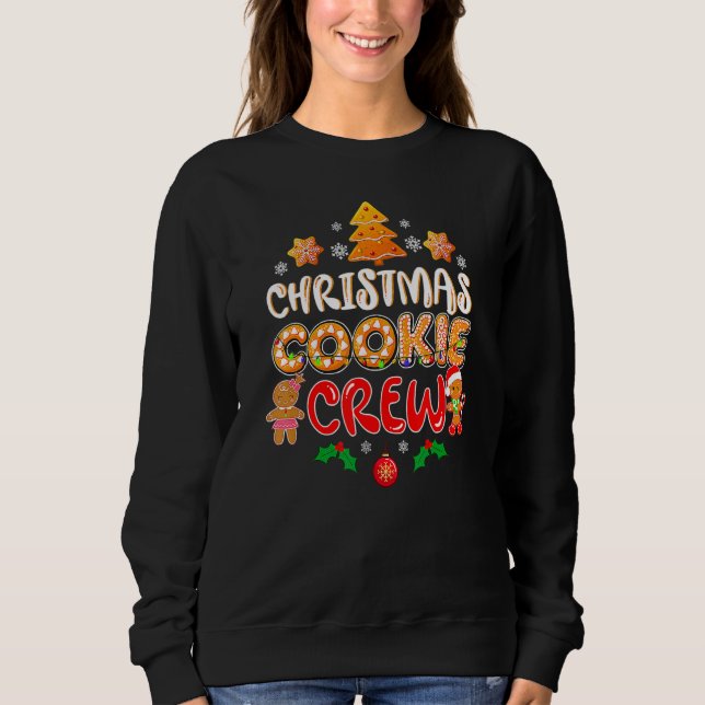 Sudadera Bakers Christmas Cookie Crew Family Baking Team Ho (Anverso)