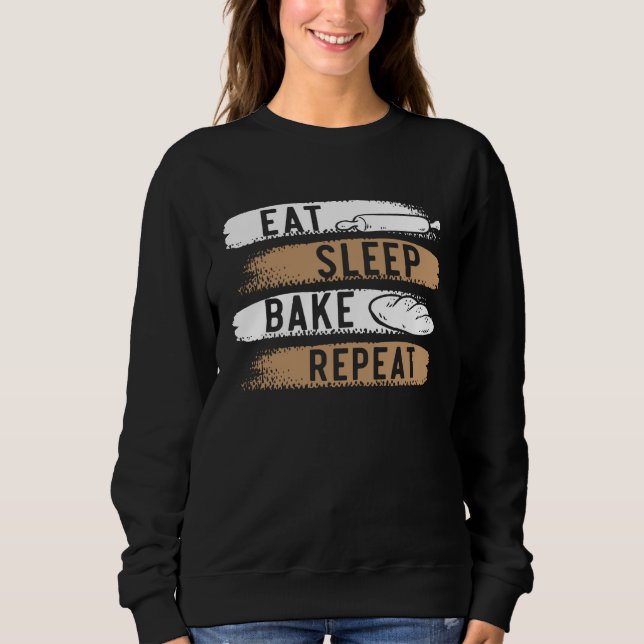 Sudadera Baking  Pastries Confectionery Baker Bake  3 (Anverso)