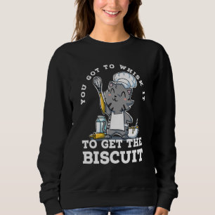 Sudadera Baking Saying Kitten Cuten Cat Chef Pun