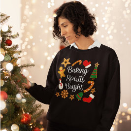 Sudadera Baking Spirit Bright Gingerbread Navidades Cookie