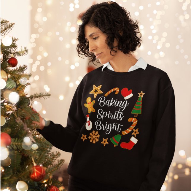 Sudadera Baking Spirit Bright Gingerbread Navidades Cookie (Subido por el creador)
