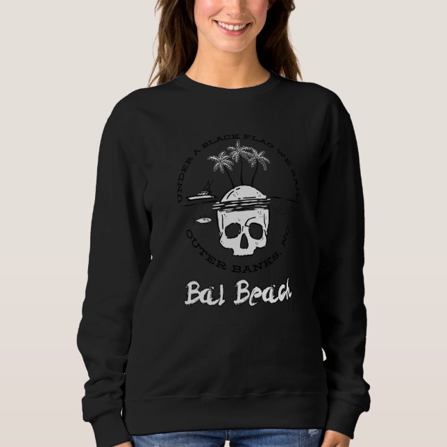 Sudadera Bal Playa Calavera Outer Banks Playa Vela Uner Neg (Anverso)