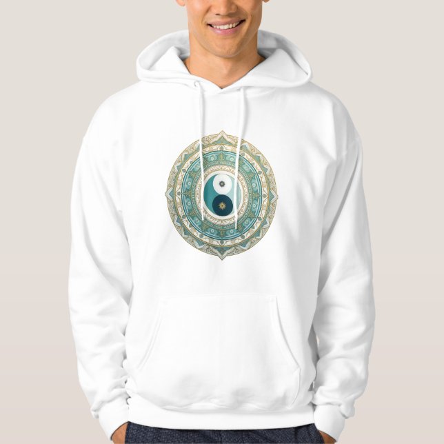 Sudadera Balance of Worlds: Feng Shui & Mandalas (Anverso)