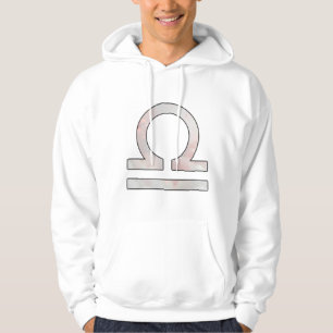 Sudadera Balanced Libra Bliss - Arte Pastel rosa y azul