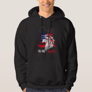 Sudadera Bald Eagle 4 De Julio Patriótico Mullet Bandera De