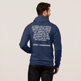 Sudadera Bald Eagle Consitution Quote Marbury v Madison