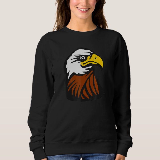 Sudadera Bald Eagle Estadounidense Patriótico (Anverso)