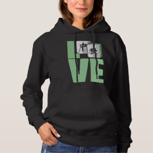 Sudadera Baldosas de juego de amor para el Mahjong chino pa
