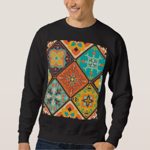 Sudadera Baldosas de mosaico de mosaico de inspiración islá