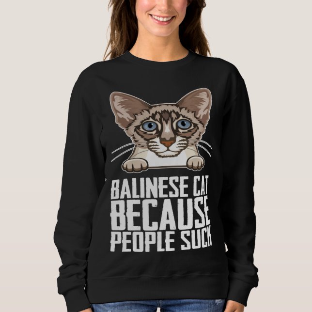 Sudadera Balinese cat  Balinese  Balinese cats  13 (Anverso)