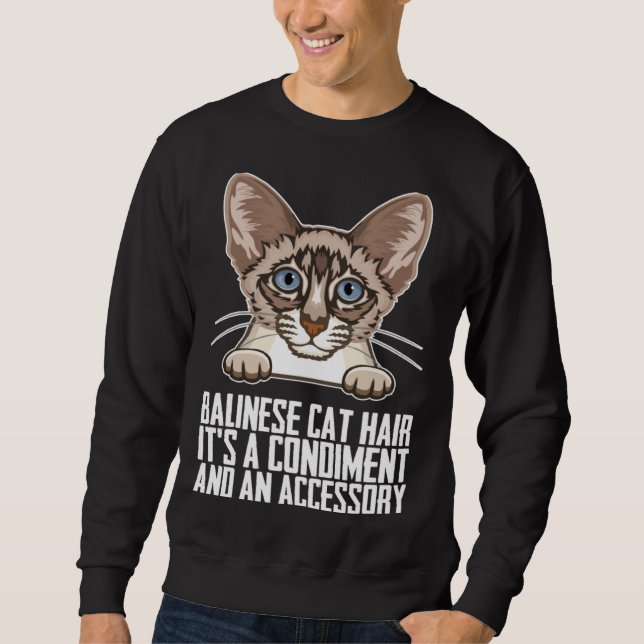 Sudadera Balinese Dad  Balinese mother  Balinese cats  1 (Anverso)