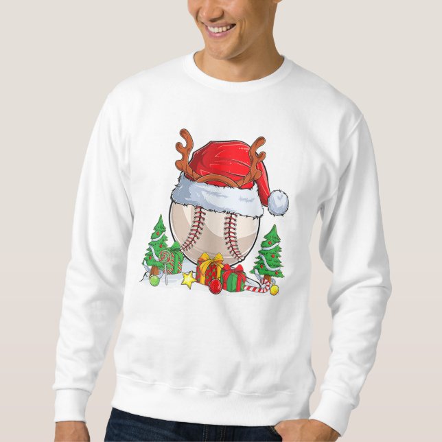 Sudadera Ball de béisbol Santa Hat (Anverso)