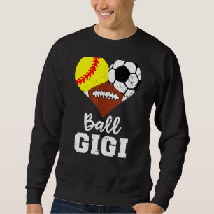 Sudadera Ball Gigi Heart Softball Football Football Club Gi