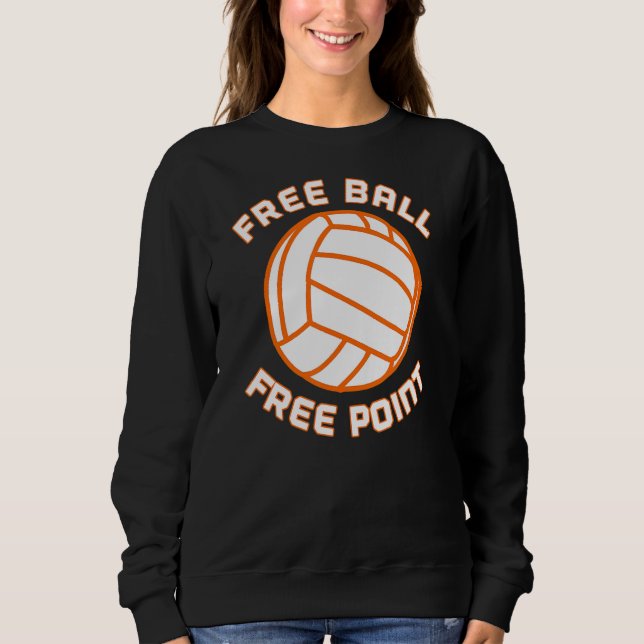 Sudadera Ball gratis Jugador de Voleibol (Anverso)
