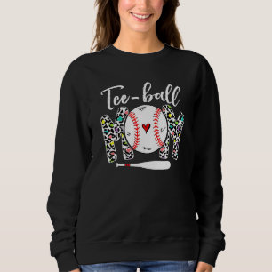 Sudadera Ball Mom Tee Mother's Day Teeball Mom Leopard 1