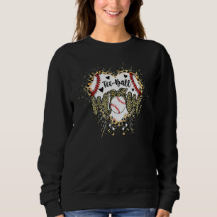 Sudadera Ball Mom's Day Mother Teeball Mom Leopard 5
