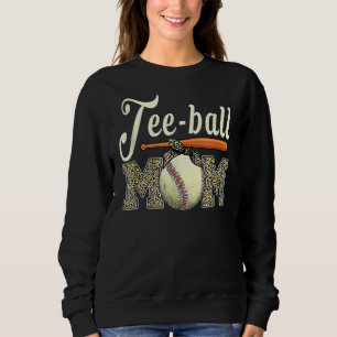 Sudadera Ball Mom's Day Mother Teeball Mom Leopard 7
