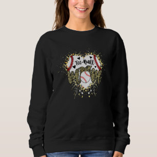 Sudadera Ball Mom's Day Teeball Mom Leopard 35