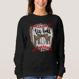 Sudadera Ball Mom's Day Teeball Mom Leopard Matchin
