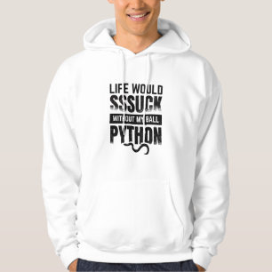 Sudadera Ball Python  Regalo de reptile Mascota serpiente