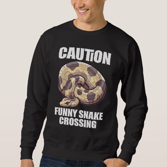 Sudadera Ball Python Snake  Reptile  Noodle Reptile Snek 7 (Anverso)