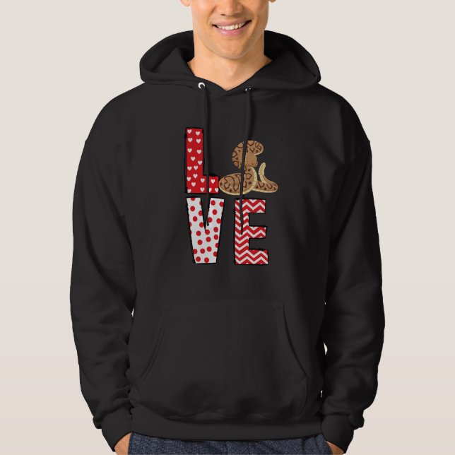 Sudadera Ball Python Valentines Day Love Valentine Cute Hea (Anverso)