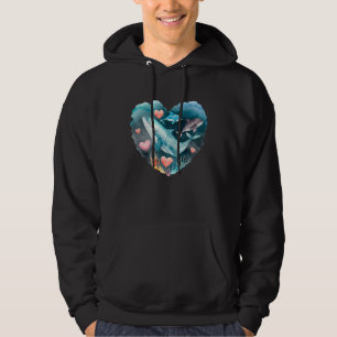 Sudadera Ballena Amorosa Oceano Mar Idea Hombres Niños Orca