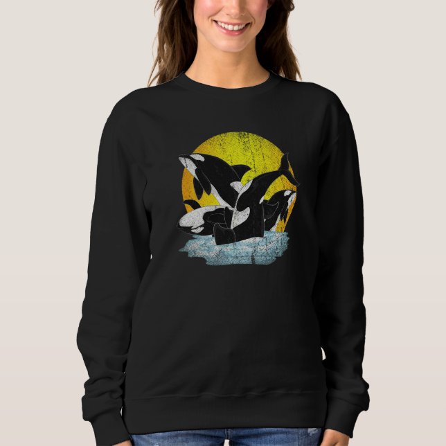 Sudadera Ballena Asesina Animal Marino Orca (Anverso)