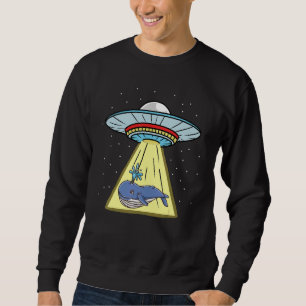 Sudadera Ballena Azul de Abducción Ufo
