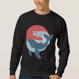 Sudadera ballena azul natación T-Shirt