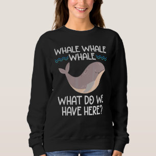 Sudadera Ballena Ballena ¿Qué Tenemos Aquí De Animales Mari