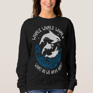 Sudadera Ballena Ballena ¿Qué Tenemos Aquí De Animales Mari