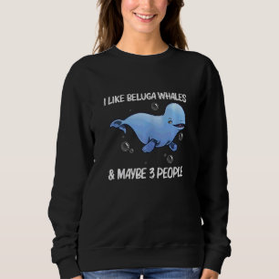 Sudadera Ballena Beluga Cool Para Hombres Mujeres Orca Ball