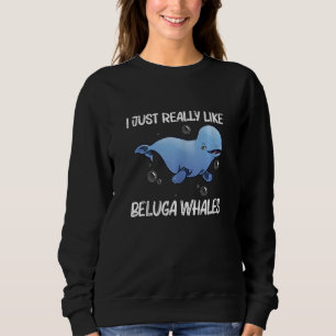Sudadera Ballena Beluga Cool Para Hombres Mujeres Orca Ball
