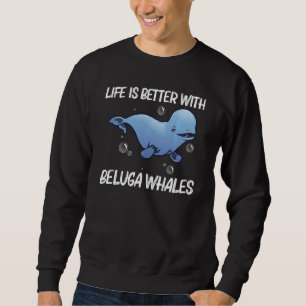 Sudadera Ballena Beluga Cool Para Hombres Mujeres Orcas Bal